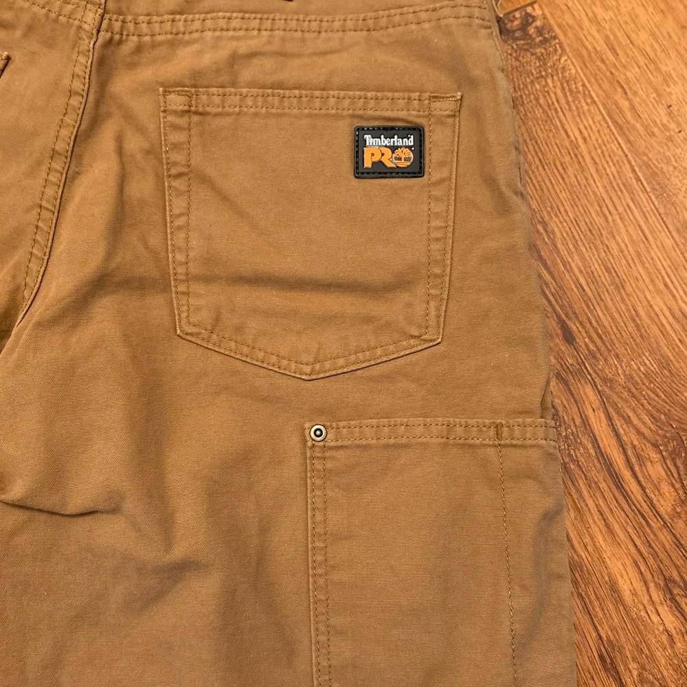 SET of 2 Timberland PRO Men's Cargo Shorts. Both size 32. Gun Metal/ Dark Wheat - Picture 9 of 13